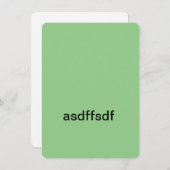 SDfsdf Feiertagskarte (Vorne/Hinten)