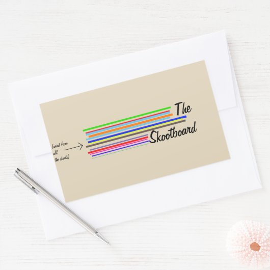 SDfsdf Rechteckiger Aufkleber (Umschlag)