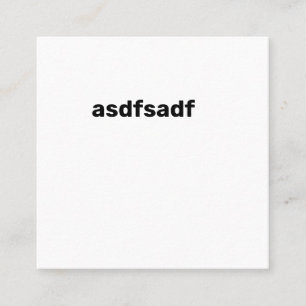 sdfsdm-Quadrat-Visitenkarte Quadratische Visitenkarte