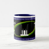 SDG&E die Gesellschaft jungen Ingenieurs Zweifarbige Tasse (Mittel)