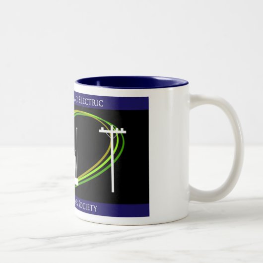 SDG&E die Gesellschaft jungen Ingenieurs - Zweifarbige Tasse (Rechts)