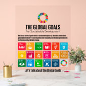 SDG-Empfangsdisplay - ESG-Transparenz-Acrylschild Acrylschild (Hochzeit)