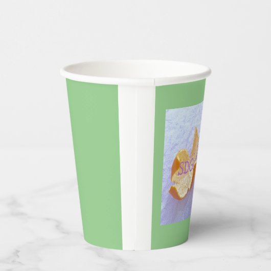 SDGs 地球環境　自然体   Pappbecher (Rechts)