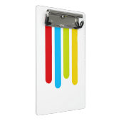 SDGT RBGY Mini-Zwischenablage Mini Klemmbrett (Schrägansicht)