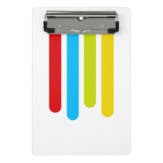 SDGT RBGY Mini-Zwischenablage Mini Klemmbrett (Vorderseite)