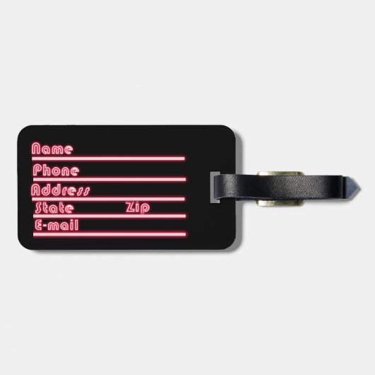 SDGuy Gepäckanhänger (Rückseite horizontal)