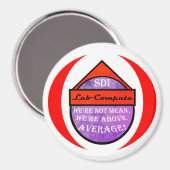 SDI Magnet - Gemein (Vorderseite/Rückseite)