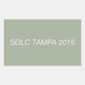 SDLC TAMPA 2015 STICKER (Vorderseite)