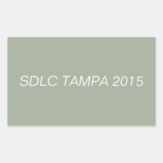 SDLC TAMPA 2015 STICKER (Vorderseite)