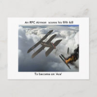 Se5a tötet DFW, An RFC Airman hat den fünften..
