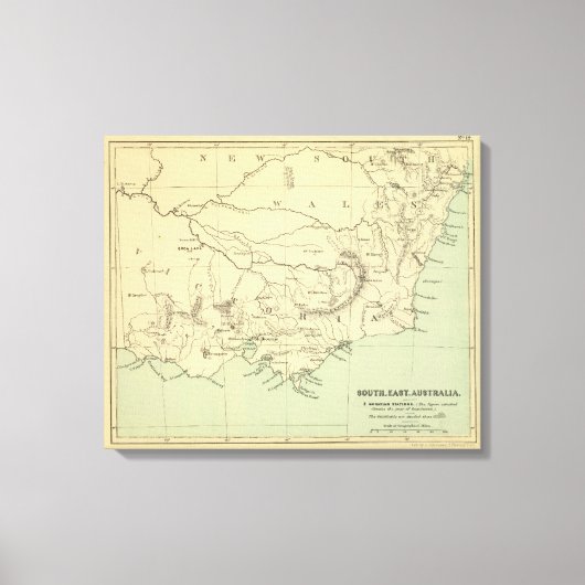 SE Australien Leinwanddruck (Vorderseite)