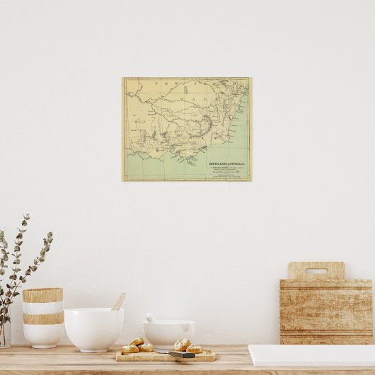 SE Australien Poster (Küche)