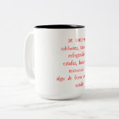 "se compran..." Becher Zweifarbige Tasse (Vorderseite Links)