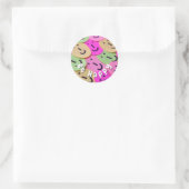 Se Feliz Runder Aufkleber (Tasche)