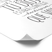 Sé fürerte y valiente, Josué 1:9 Poster (Ecke)