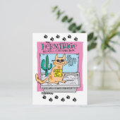 Se habla Kitty Cat - Postcard Postkarte (Stehend Vorderseite)