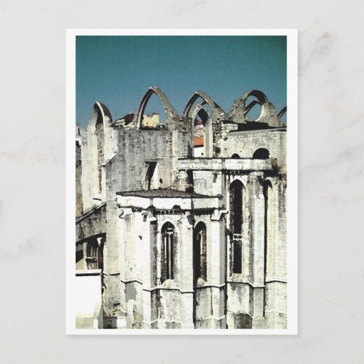 Sé - Lissabon Postkarte (Vorderseite)