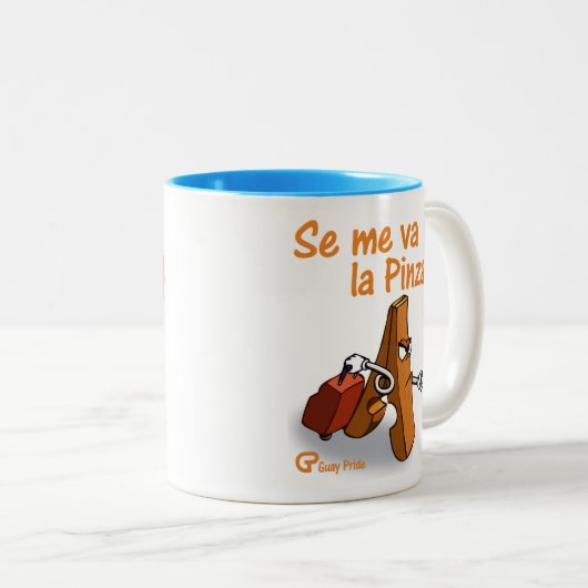 Se me va la Pinza Zweifarbige Tasse (VorderseiteRechts)