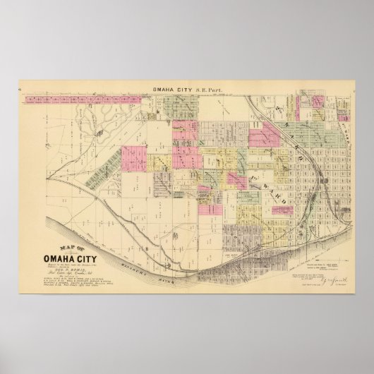 SE Omaha, Nebraska Poster (Vorne)