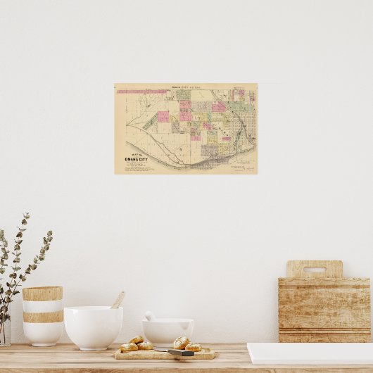 SE Omaha, Nebraska Poster (Küche)