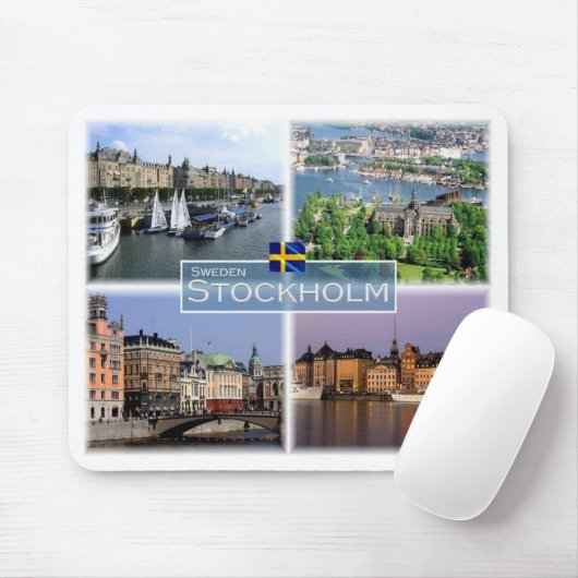 SE Schweden - Stockholm Mousepad (Mit Mouse)