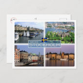 SE Schweden Stockholm - Postkarte (Vorne/Hinten)