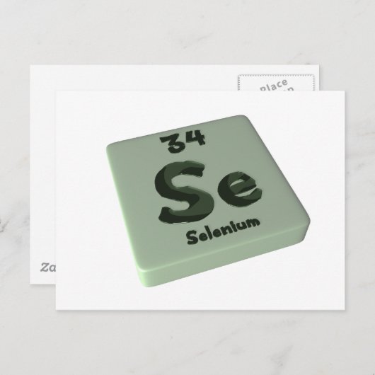 Se Selenium Postkarte (Vorne/Hinten)