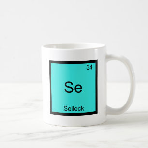 Se - Selleck Chemie-Element-Symbol-lustiges Magnum Kaffeetasse