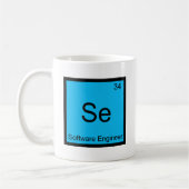 SE - Software Engineer Funny Chemistry Element T-S Kaffeetasse (Links)