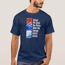 SE Vereinigt stehen wir Courage Freiheit Gerechtig T-Shirt