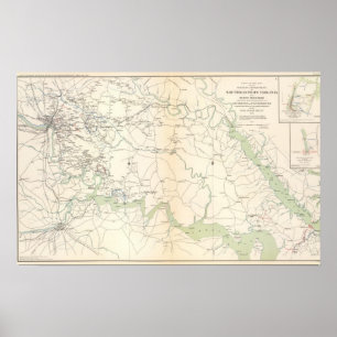 SE Virginia, Ft Monroe, Annäherung an Richmond Poster
