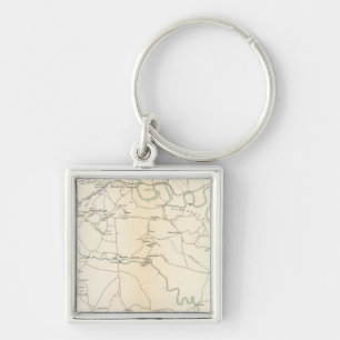 SE Virginia, Ft Monroe, nähert sich Richmond Schlüsselanhänger