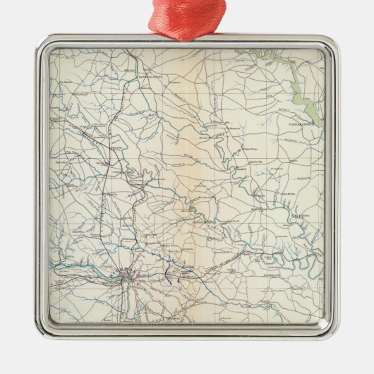 SE Virginia, Ft Monroe Ornament Aus Metall (Vorne)