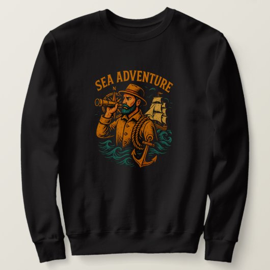 Sea Adventure Unisex Crew Neck Sweatshirt (Design vorne)
