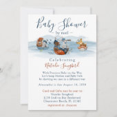 Sea Adventures Nautical Baby Shower by Mail Einladung (Vorderseite)
