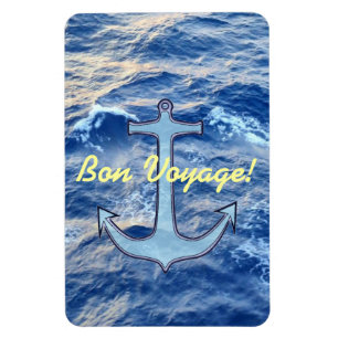 Sea Anchor Bon Voyage Magnet