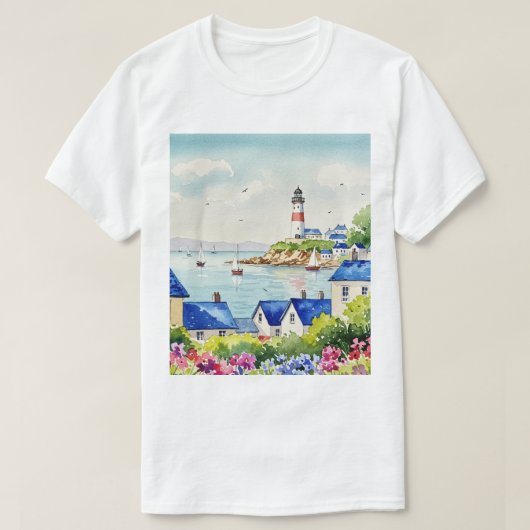 Sea and beach T-Shirt (Design vorne)