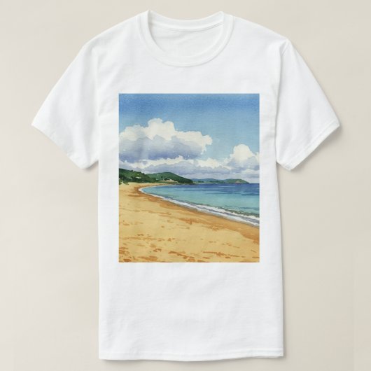 Sea and beach T-Shirt (Design vorne)