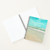 Sea and Sand Ocean Scene Notizblock (Innenseite)