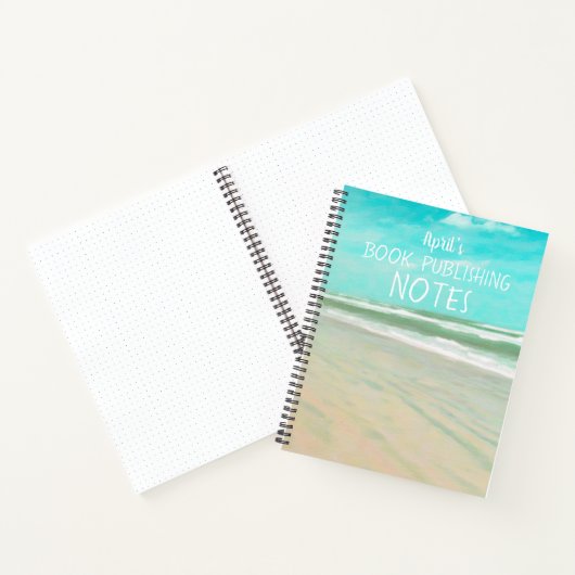 Sea and Sand Ocean Scene Notizblock (Innenseite)