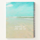 Sea and Sand Ocean Scene Notizblock (Rückseite)