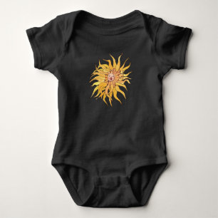 Sea Anemone Actinia Unterwasserwelt Art Baby Strampler