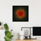 Sea Anemone - Druck Poster (Heimbüro)
