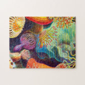 Sea Anemone - Ernst Haeckel Puzzle (Horizontal)