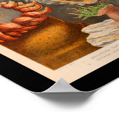 Sea Anemone Marine Life Color Art Print Poster (Ecke)