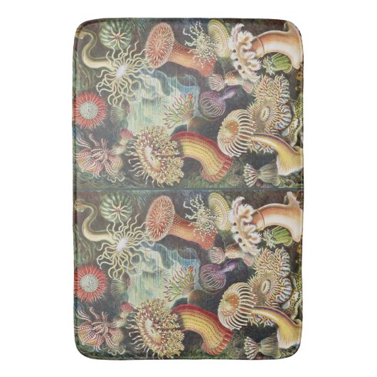 Sea Anemone Scientific Nature Ocean Badematte (Vorderseite Vertikal)