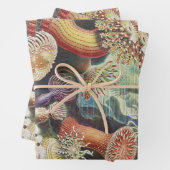 Sea Anemones, Actiniae Seeanemonen Ernst Haeckel Geschenkpapier Set (Beispiel)