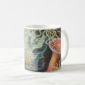 Sea Anemones, Actiniae Seeanemonen Ernst Haeckel Kaffeetasse (VorderseiteRechts)