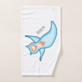 Sea angel cartoon illustriert badhandtuch set (Handtuch)