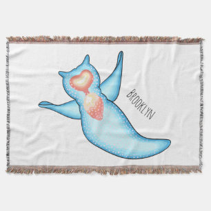 Sea angel cartoon illustriert decke